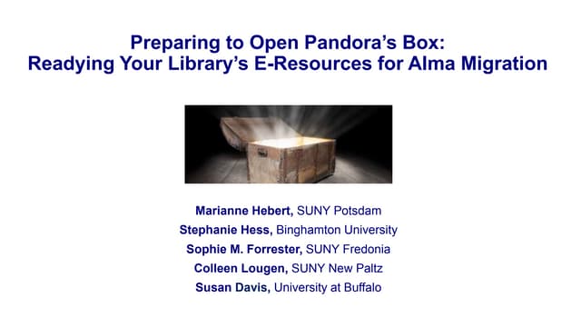 SUNYLA2018_Opening_Pandora’s_Box