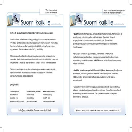 Suomi Kaikille2011 Esite