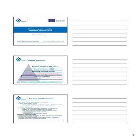 Milena Šupálková, Kamila Hebelková: Finanční a právní aspekty – změny pravide...