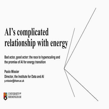 AI’s complicated relationship with energy