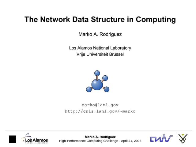 The Network Data Structure in Computing