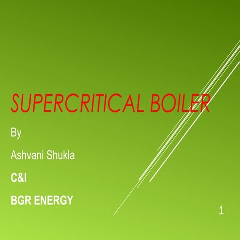 Super critical boiler