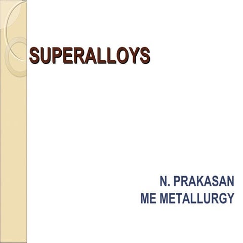 Superalloys
