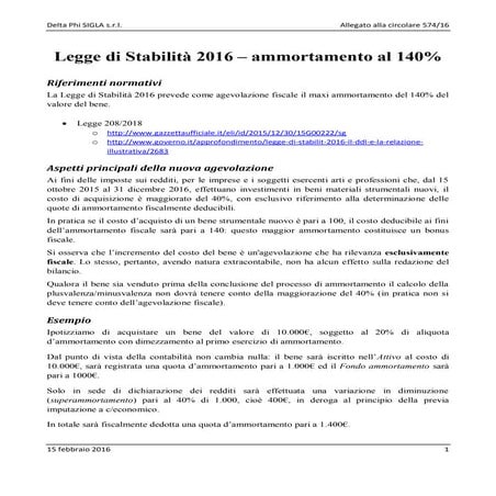 Super ammortamento al 140 %