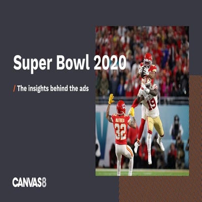 Super Bowl 2020 / The insights behind the ads 