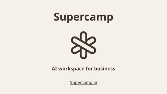 Supercamp presentations