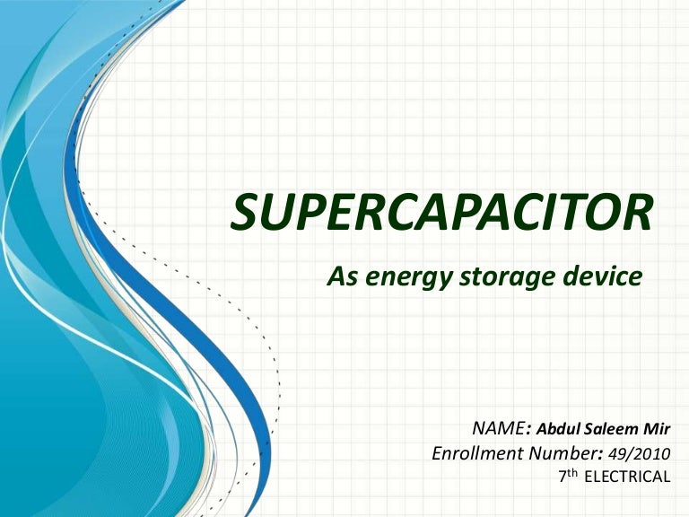 Supercapacitor