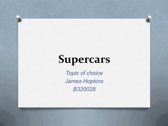 Supercar Mansion