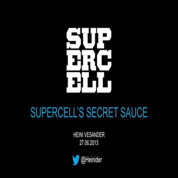 Heini Vesander, PR Lead, Supercell