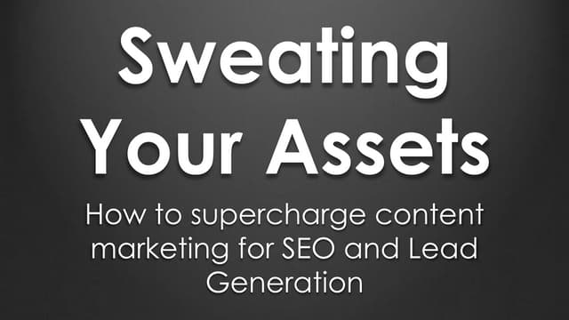 Supercharged Content Marketing