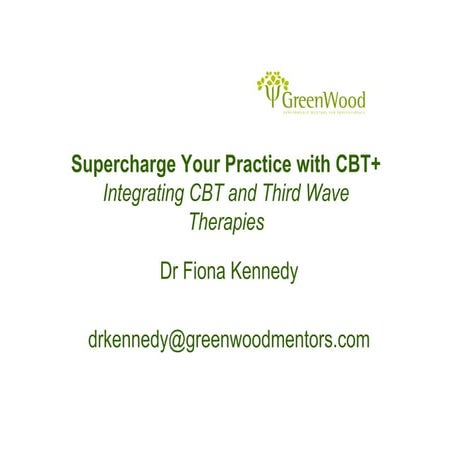 Supercharge your practice with cbt+