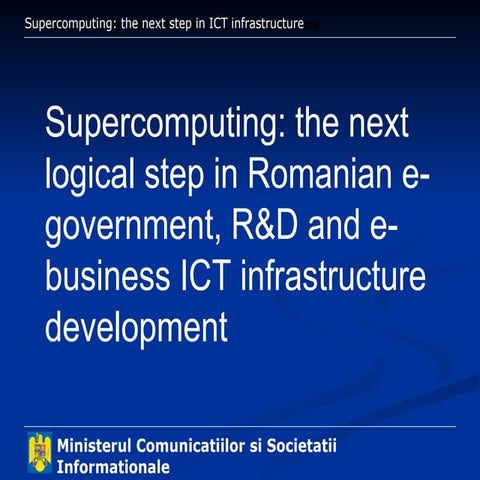 Supercomputing