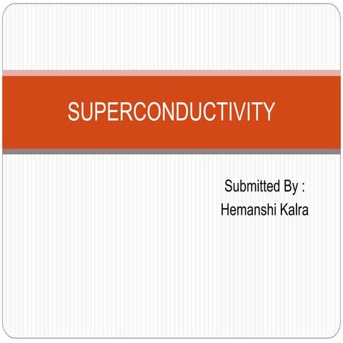 superconductivity