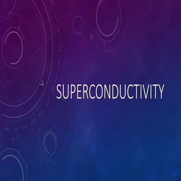 Superconductivity of materials