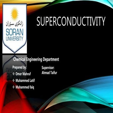 Superconductivity