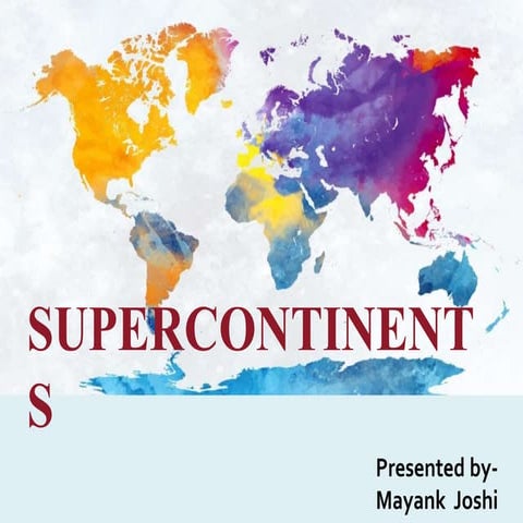 Pangaea the super continent | PPTX