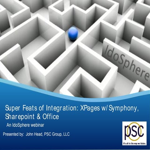 Super feats of integration  x pages with symphony sharepoint and office