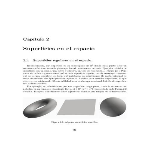 Superficies en el espacio (2)