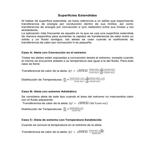 Superficies extendidas