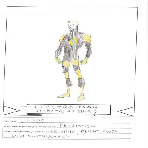 Superhero Examples Using a New Template | PDF