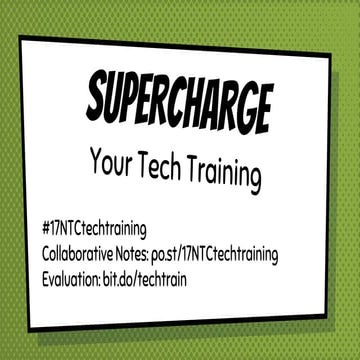 Supercharge Your Tech Training