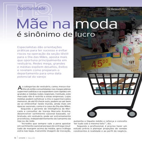 Visão da Categoria Textil no Varejo - Dia das Mães