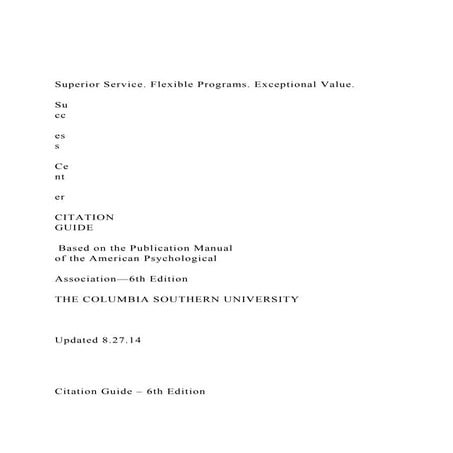 Superior Service. Flexible Programs. Exceptional Value.Su.docx