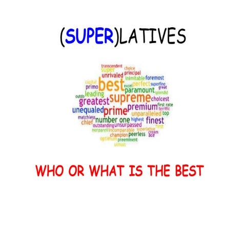 Superlatives: An Introduction