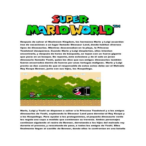 Super mario world | PDF