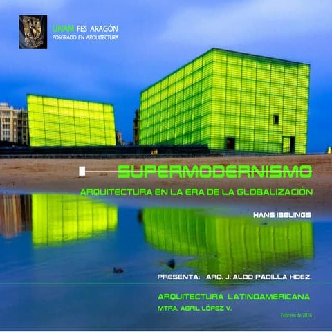 Supermodernismo. Hans Ibelings