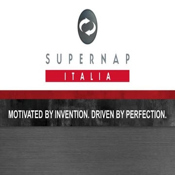 Supernap: the world’s most powerful data center is here - by Supernap Italia ...