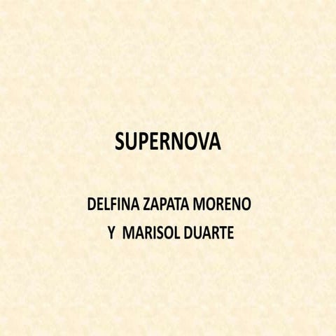 EXPLOSIÓN DE LA SUPERNOVA- 5