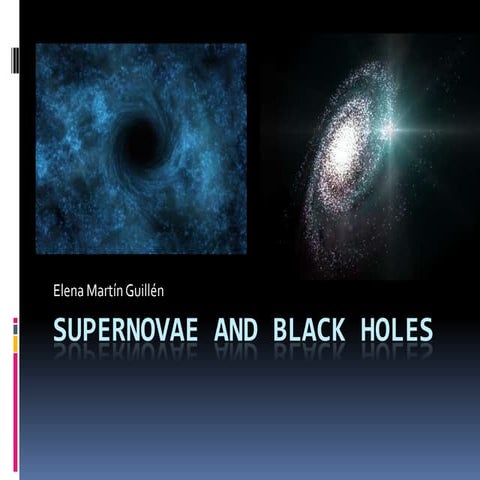 Supernovae and black holes