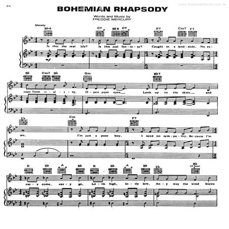 Queen bohemian rhapsody | TXT