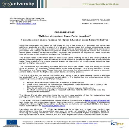 EN - Super Portal launched