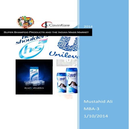 Super shampoo products and the indian mass market case study