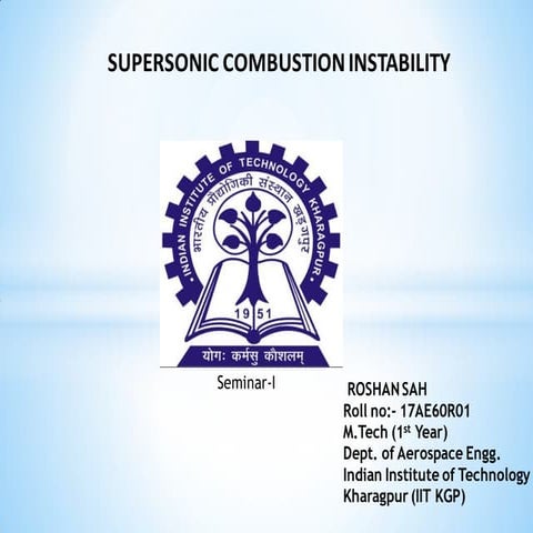 Supersonic Combustion Instability