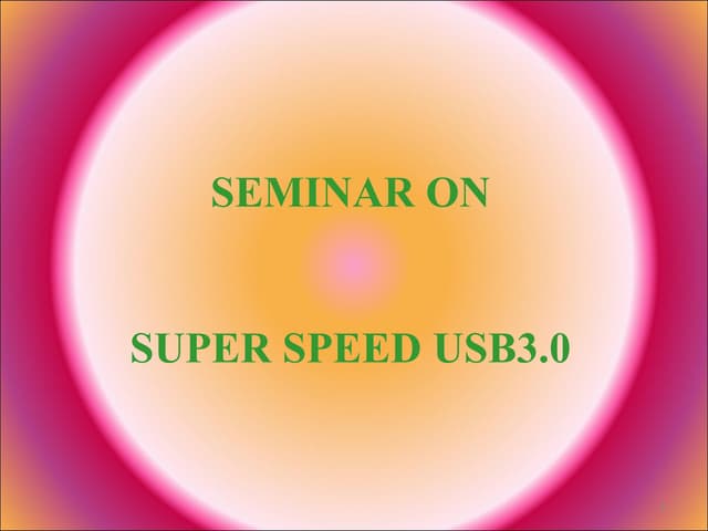 Super speed usb3.0