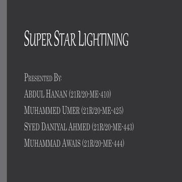 SUPER STAR LIGHTINING.pptx