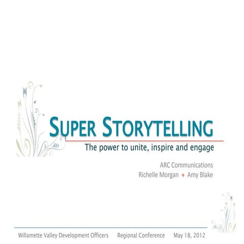 Super Storytelling for Nonprofits