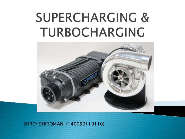 Supercharger & turbocharger