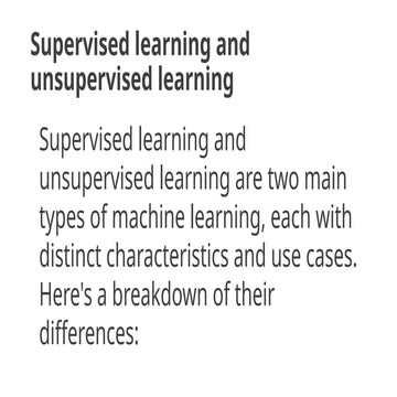 Supervised learning and unsupervised learning new 2024.pptx