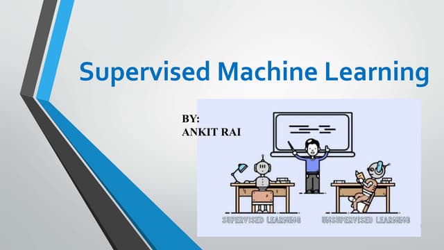 Supervised Machine Learning
