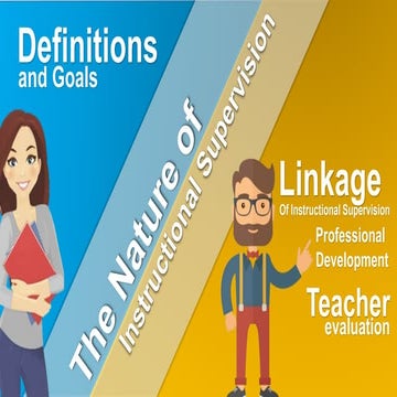 The Nature of Instructional Supervision