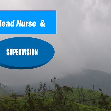  Head Nurse &Supervision 