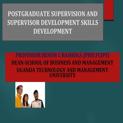 Supervision of graduate studnets