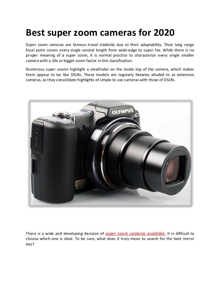 Best super zoom cameras for 2020