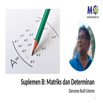 Suplemen B  Matriks dan Determinan bag ke-2.pptx