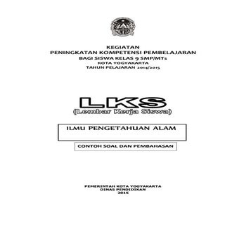 PREDIKSI SOAL UN IPA SMP