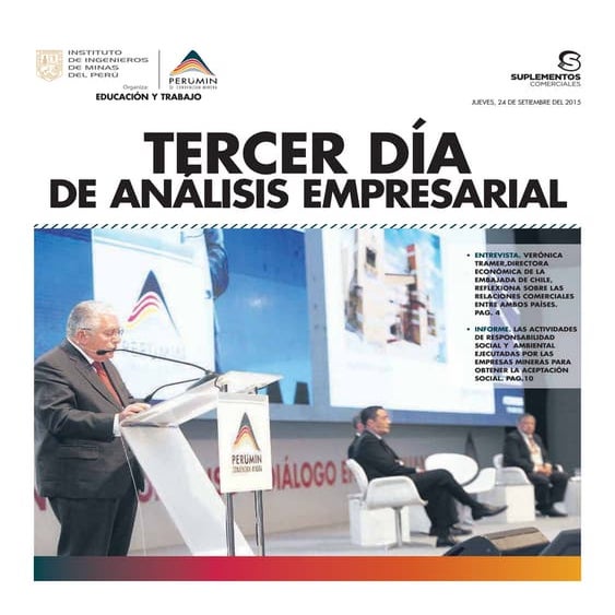 Suplemento PERUMIN (24 de setiembre, 2015)